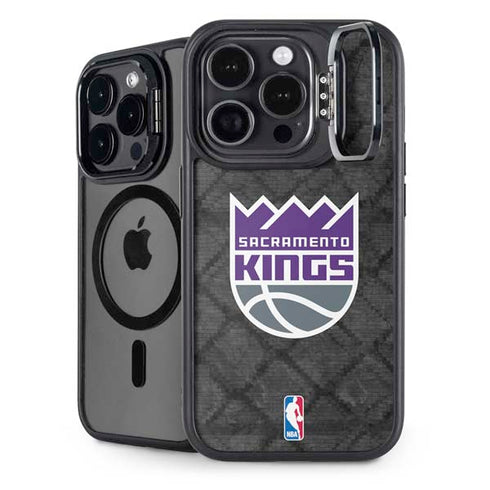 NBA Sacramento Kings Blast Rust iPhone 15 Pro Kickstand Case